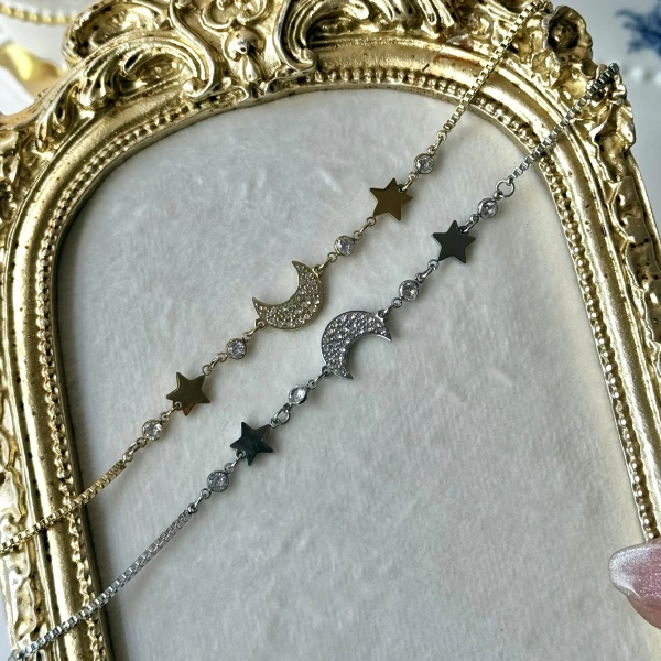 Moon Star Zincir Bileklik