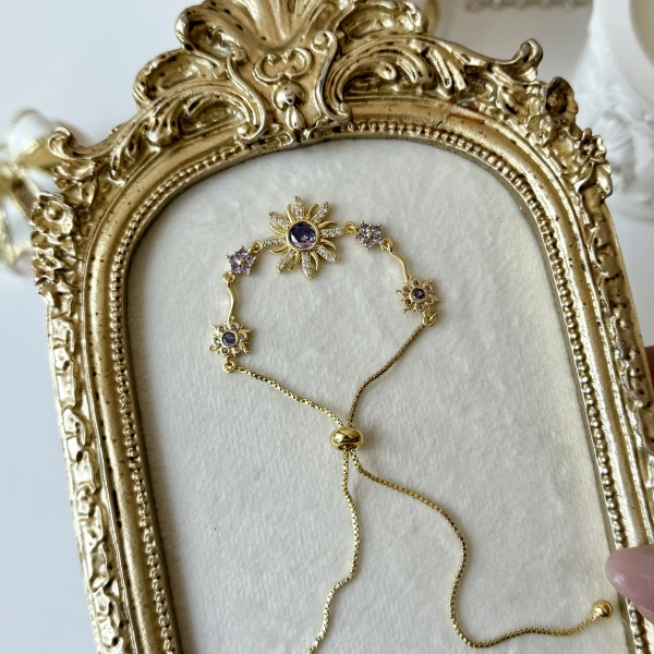 Amethyst Soleil Asansörlü Bileklik