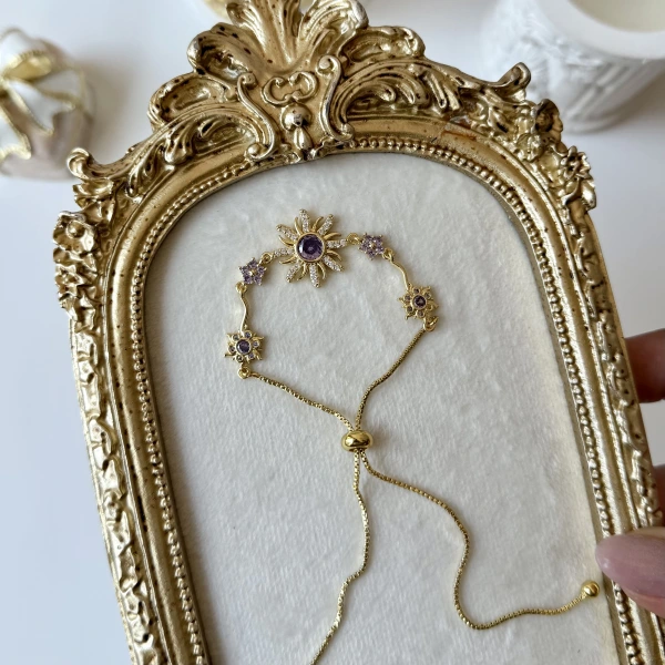 Amethyst Soleil Asansörlü Bileklik