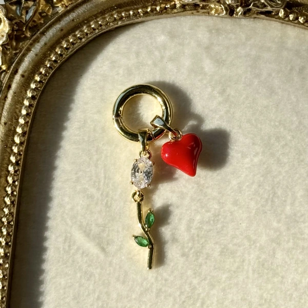 Scarlet Rose Bikini Charm