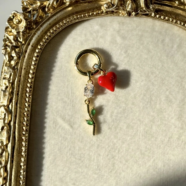 Scarlet Rose Bikini Charm