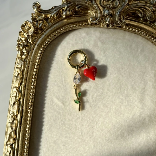 Scarlet Rose Bikini Charm