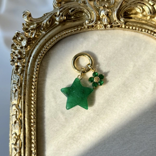 Emerald Star Bikini Charm