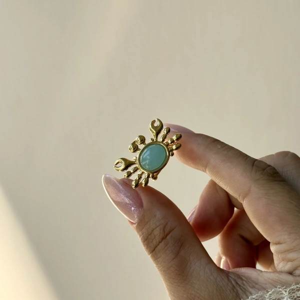 Azure Crab Yüzük