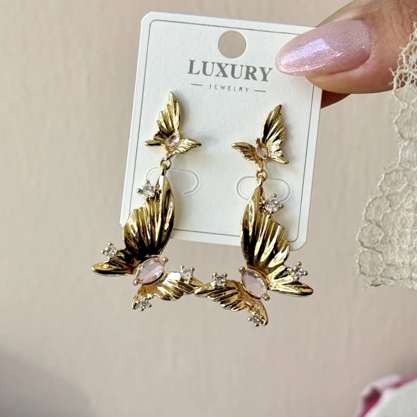 Pink Aveline Küpe