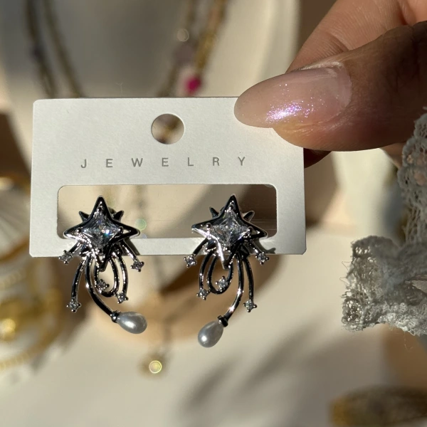 Pearl Star Küpe