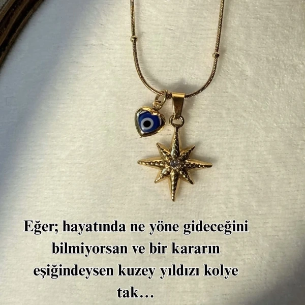 Kuzey Yıldızı Kolye
