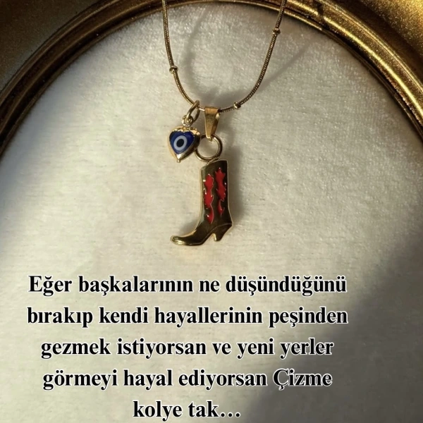 Çizme Kolye