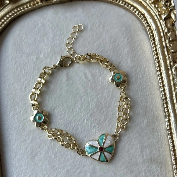 Kalp Charm Bileklik