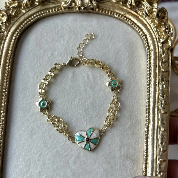 Kalp Charm Bileklik