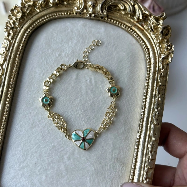 Kalp Charm Bileklik