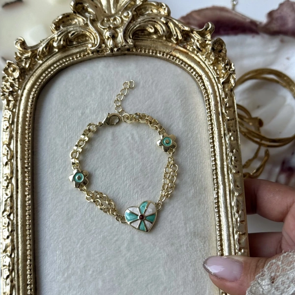 Kalp Charm Bileklik