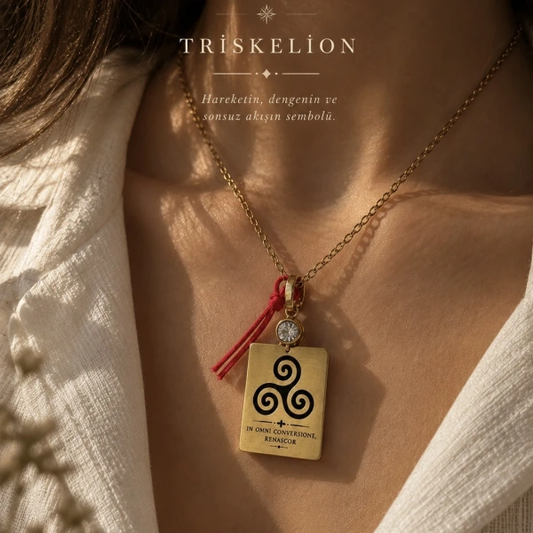 Triskelion Sembol Kolye