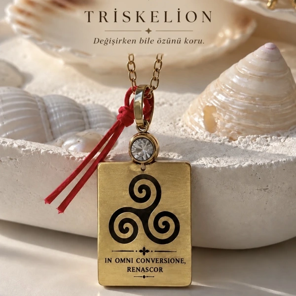 Triskelion Sembol Kolye