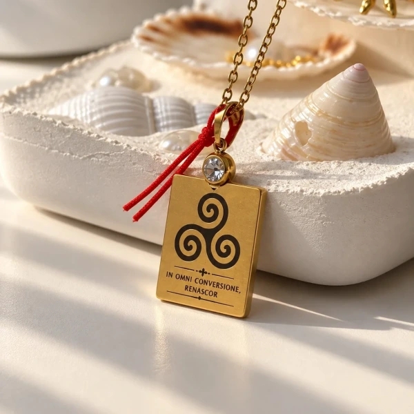 Triskelion Sembol Kolye