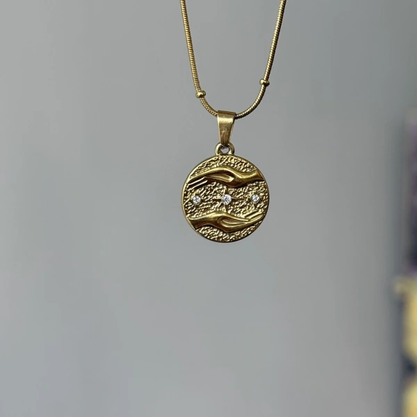 Vintage Kutsal Bağ Kolye