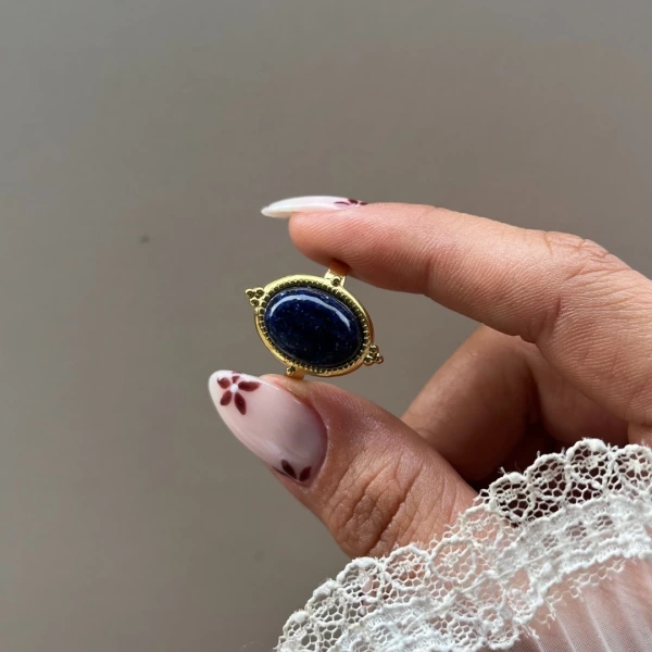 Azure Amulet Yüzük
