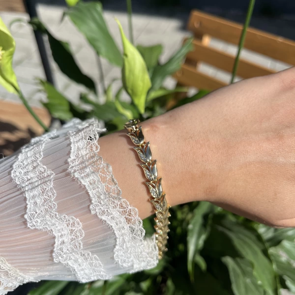 Lale Vintage Bileklik I 14K Altın Kaplama