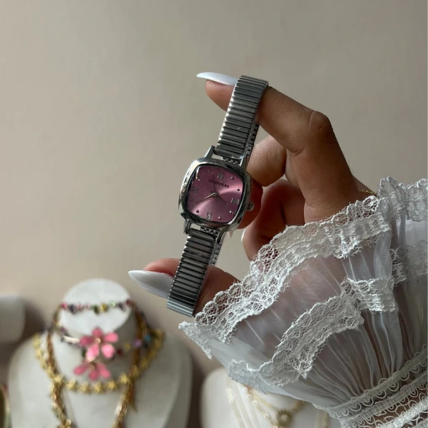 Çelik Kayış Minimal Vintage Saat