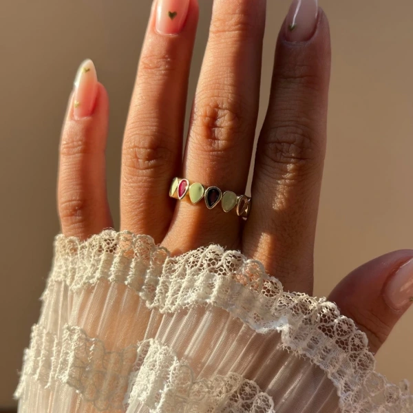 Chromatic Droplets Yüzük