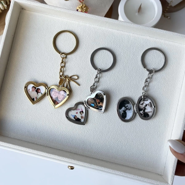 Çift Fotoğraflı Anahtarlık