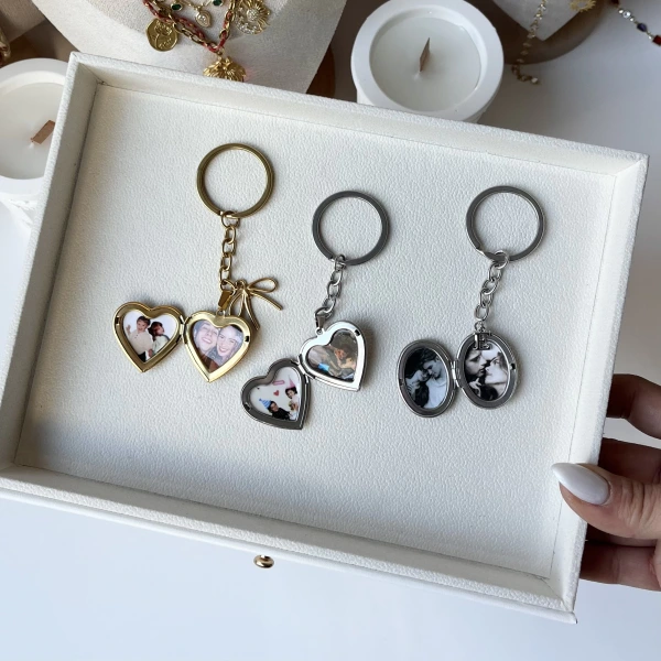 Çift Fotoğraflı Anahtarlık