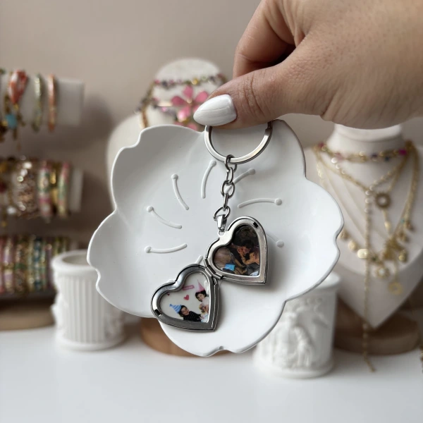 Çift Fotoğraflı Anahtarlık