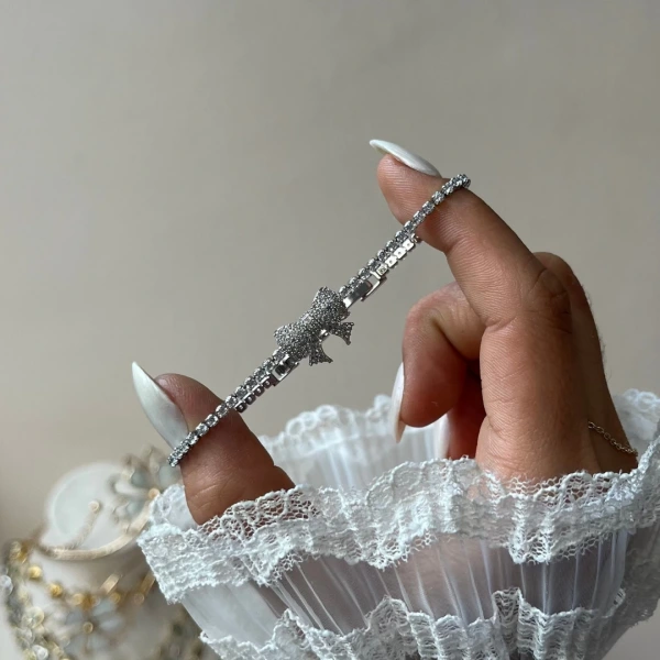 Crystal Ribbon Bileklik