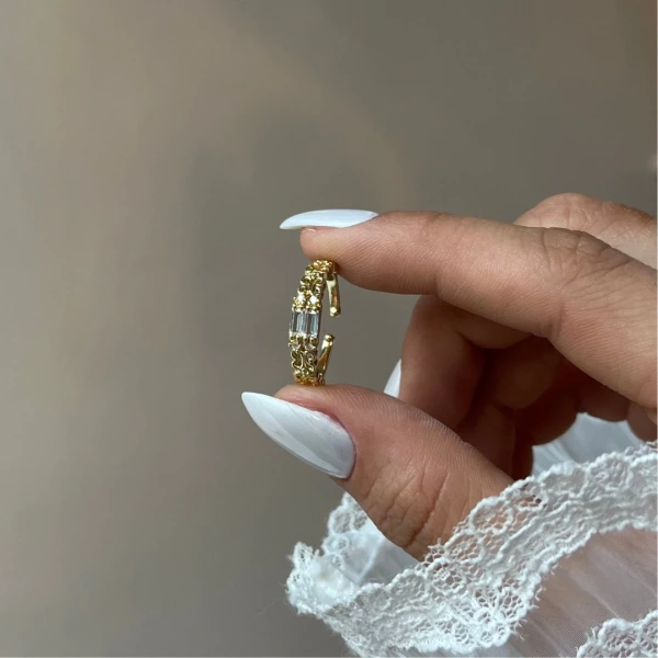 Gilded Combination Yüzük