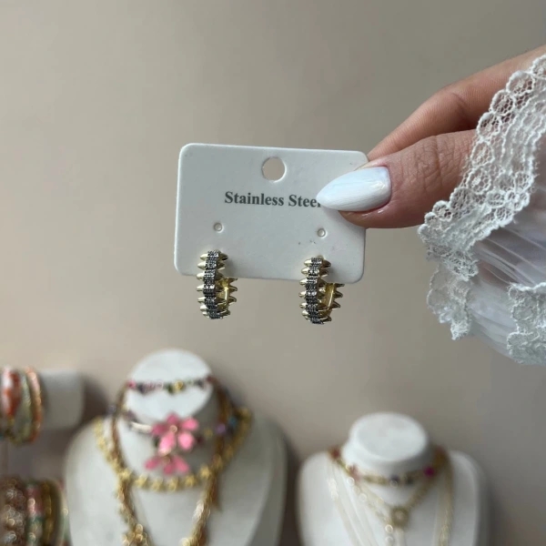 Gilded Infinity Küpe