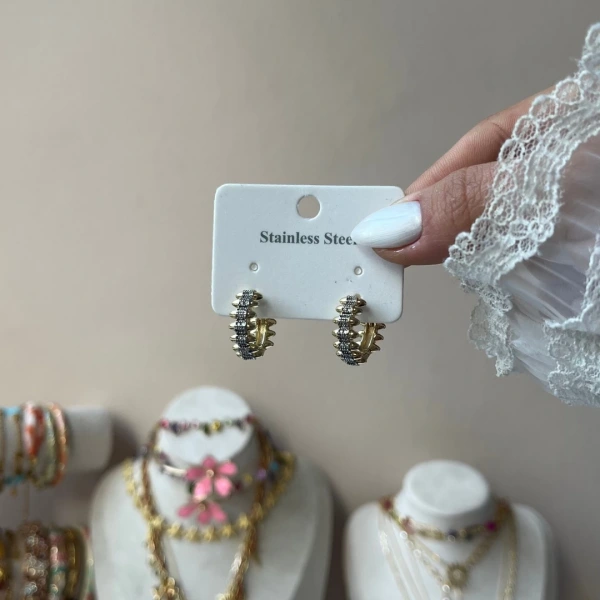 Gilded Infinity Küpe