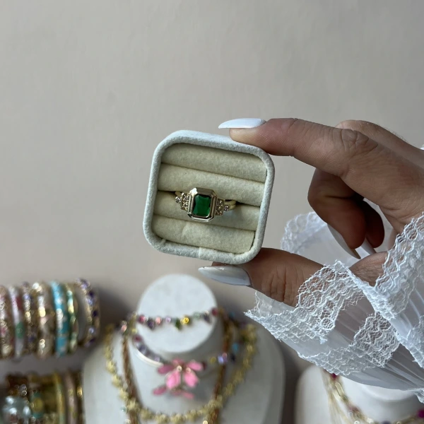 Green Stone Yüzük