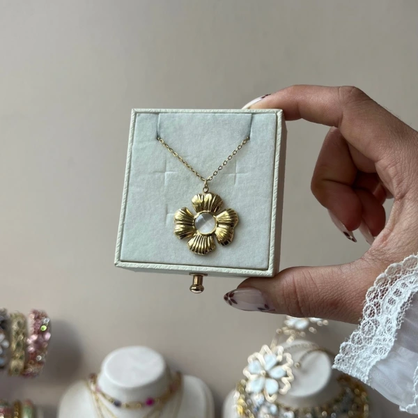 Güneş Çiçeği Kolye