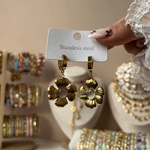 Güneş Çiçeği Küpe