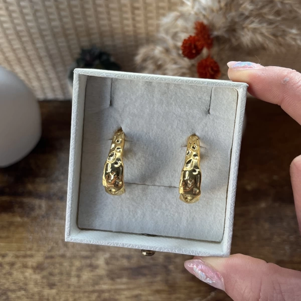 İkili Vintage Küpe I 925 Gümüş