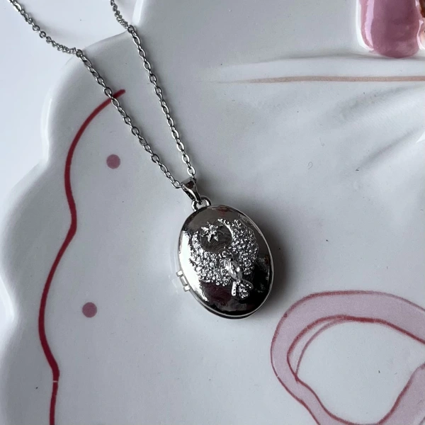 Kapaklı ve Fotoğraflı Alya Kolye