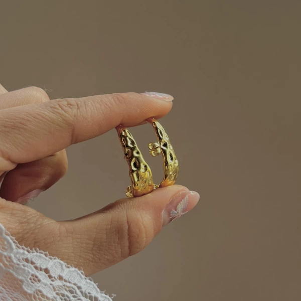 İkili Vintage Küpe I 925 Gümüş