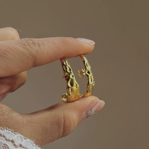 İkili Vintage Küpe I 925 Gümüş