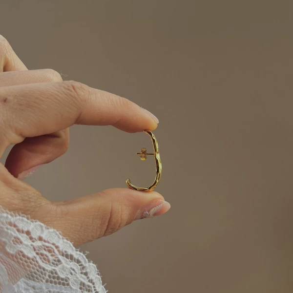 İkili Vintage Küpe I 925 Gümüş