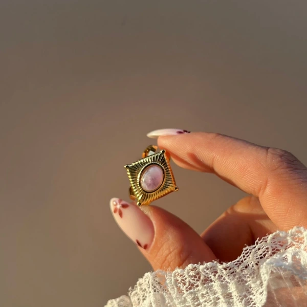 Lila Mühür Yüzük