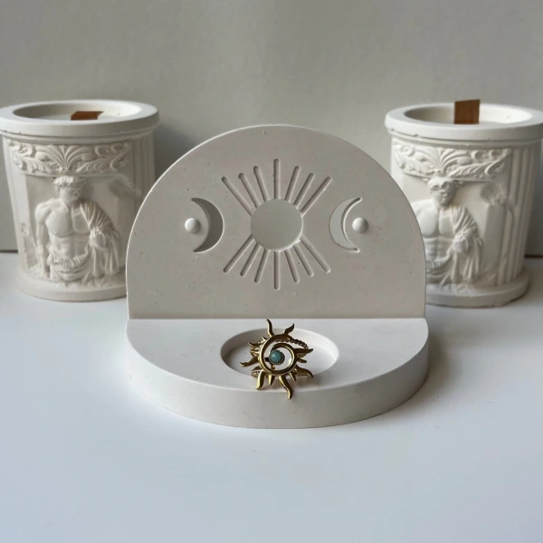 Mavi Antik Güneş Yüzük