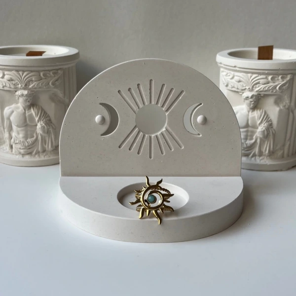 Mavi Antik Güneş Yüzük