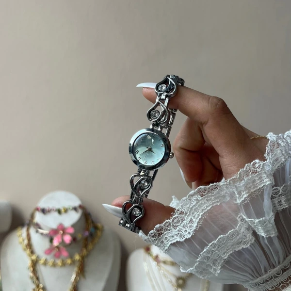 Mavi Kadran Kalp Yolu Vintage Saat