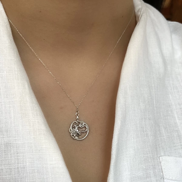 Medusa Kolye I 925 Gümüş
