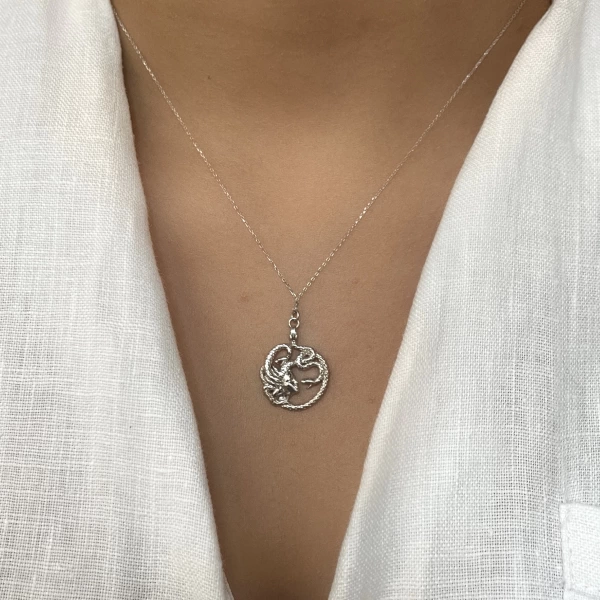 Medusa Kolye I 925 Gümüş
