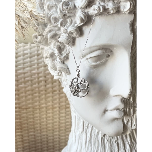 Medusa Kolye I 925 Gümüş