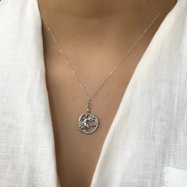 Medusa Kolye I 925 Gümüş