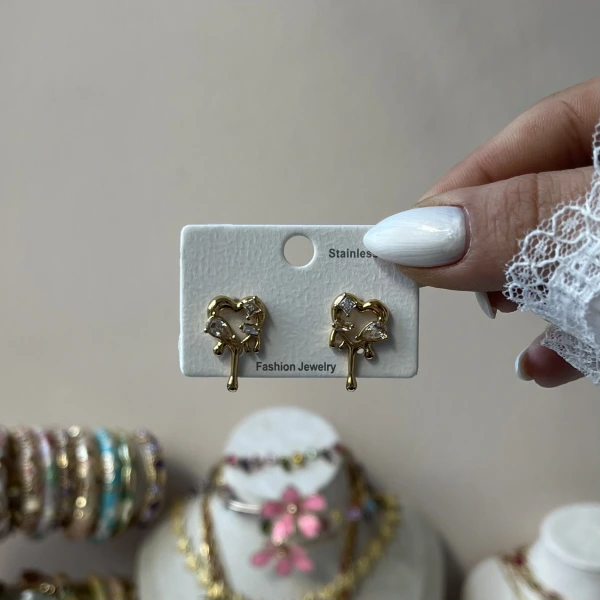 Melting Hearts Küpe