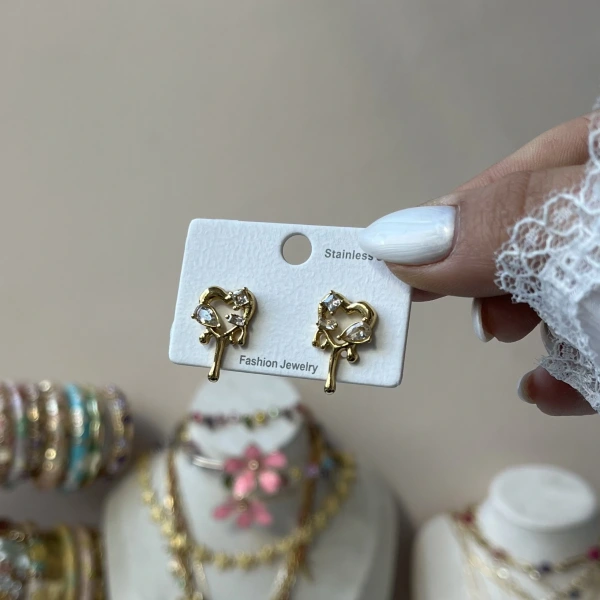 Melting Hearts Küpe