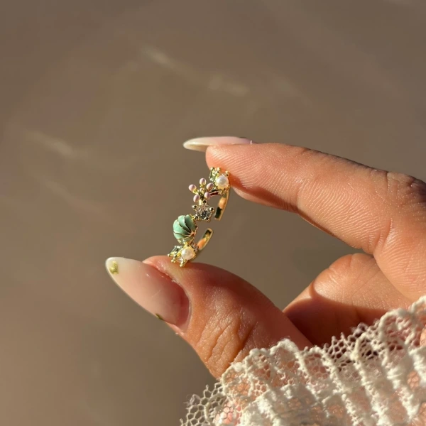 Mint Blossom Yüzük